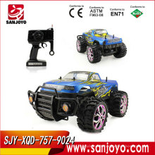 2.4g controle roda grande carro 1:10 veículos off-road Modelo Caminhão 757-9024 rc truggy